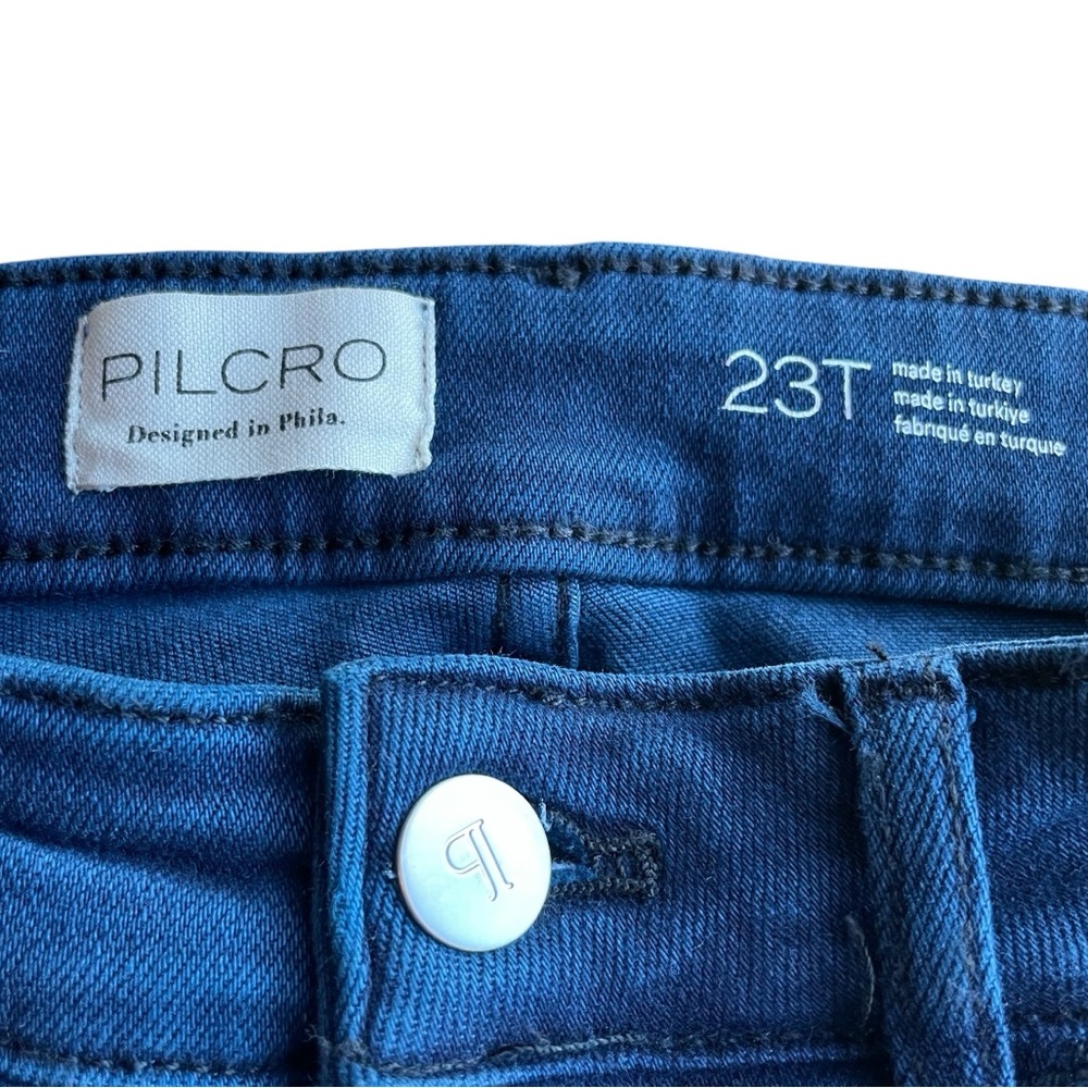 Anthropologie Jeans 23 Tall Pilcro Bootcut Mid-Rise Split-Button NEW - Picture 5 of 11